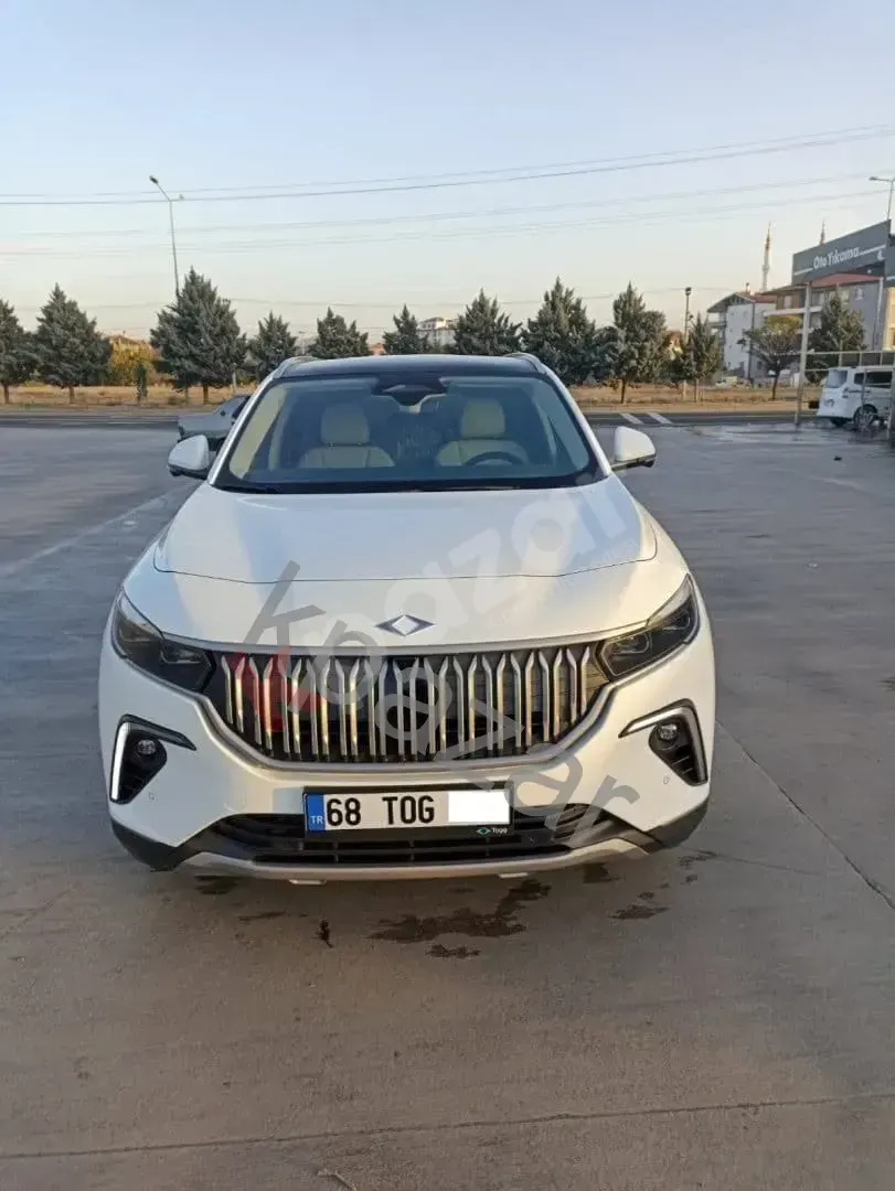 TOGG T10X BEYAZ SUV ELEKTRİKLİ YERLİ ARAÇ UZUN MENZİLLİ NEREDEYSE SIFIR KM 