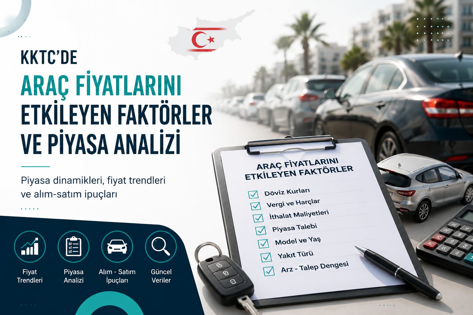 KKTC Araç Fiyatlarını Etkileyen Faktörler ve Piyasa Analizi
